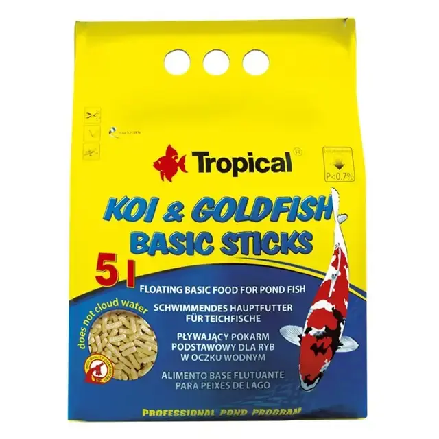 Tropical Koi & Goldfish Basic Sticks – 5L - Extra rabatt