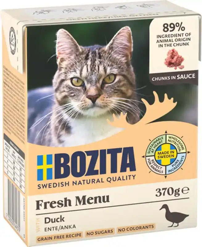 Extra rabatt - Bozita Katt Anka i Sås 370g