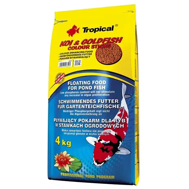 Tropical Koi & Goldfish Colour Sticks – 4 kg - Finns tillgänglig