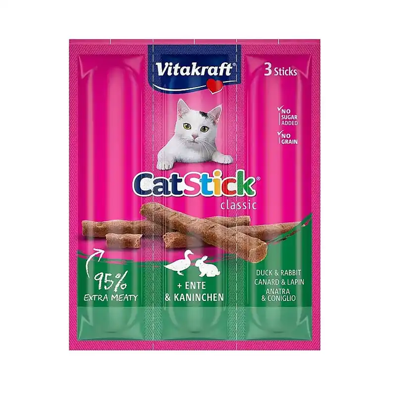 Favorit | Vitakraft Cat Stick Duck/Rabbit 18 g
