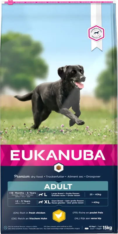 Handla säkert - Eukanuba Dog Adult Large 15 kg