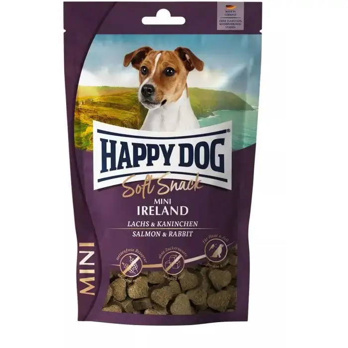 HappyDog Soft Snack Mini Ireland – Välsmakande snacks med lax och kanin - Utförsäljning
