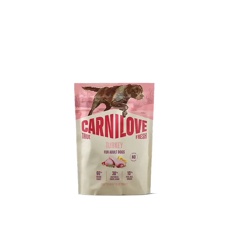 Carnilove True Fresh Dog Adult All Breeds Turkey torrfoder för hund 1,5 kg | Tryggt köp