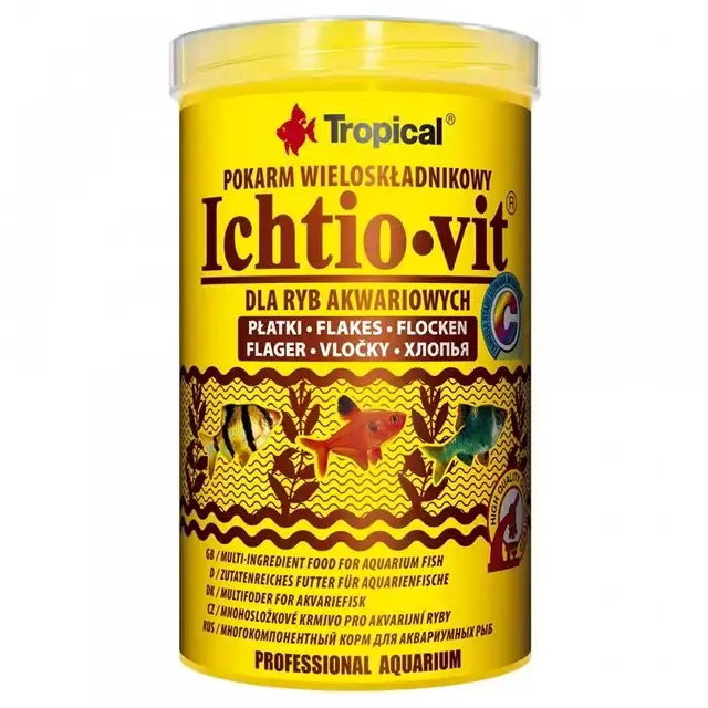 Tropical Ichtio-Vit – Flingor – 1000 ml - Väl omtyckt