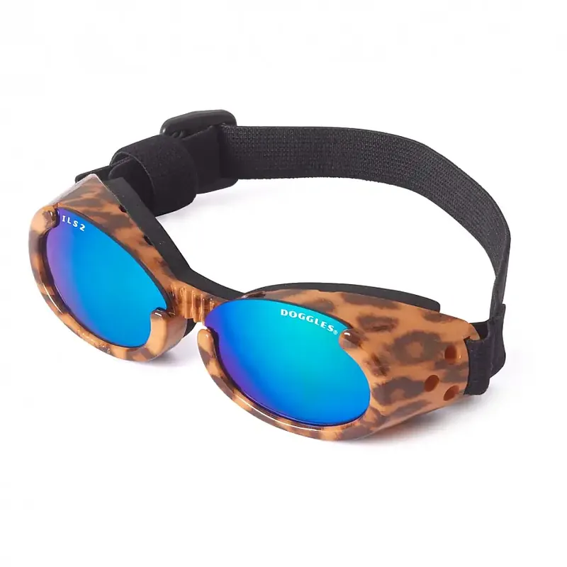Doggles ILS 2 Leopard Frame / Green Mirror Lens | Beställ online