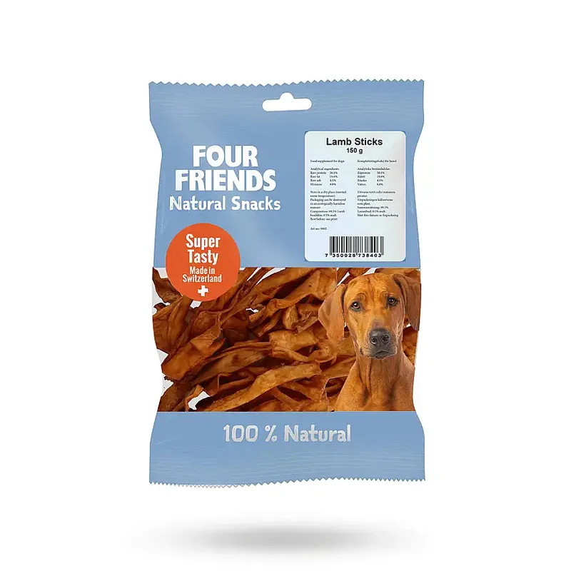 Erbjudande | FourFriends Natural Snacks Lamb Sticks 150g