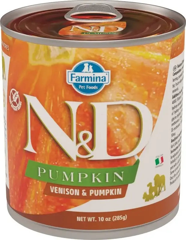 Under begränsad tid - FARMINA N&D Pumpkin Venison & Pumpkin våtfoder för Adult Mini 285 g