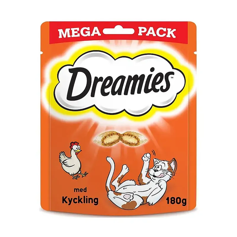 Enkel beställning - Dreamies Kyckling 180 g