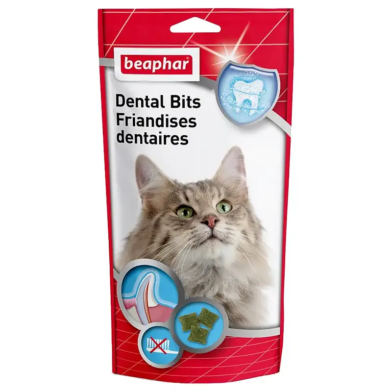 Beaphar Dental Bits Katt 35g - Snabb frakt