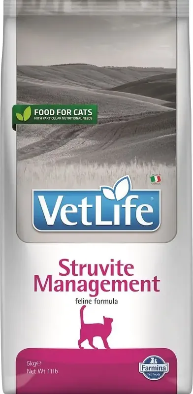 Premiumkvalitet | FARMINA Vet Life Struvite Management Katt 5 kg