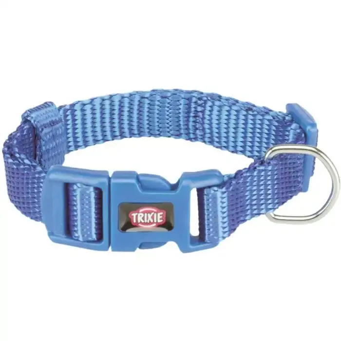 Endast denna vecka - Trixie Halsband Blå – Smidig hundhalsband i nylon av hög kvalitet