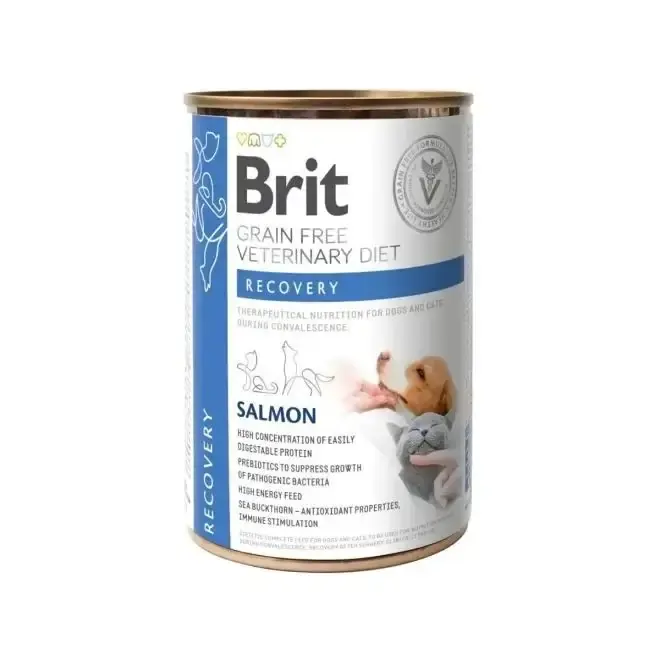 Nyhet hos oss - Brit Veterinary Grain Free Diet Dog + Cat Can Recovery 400 g