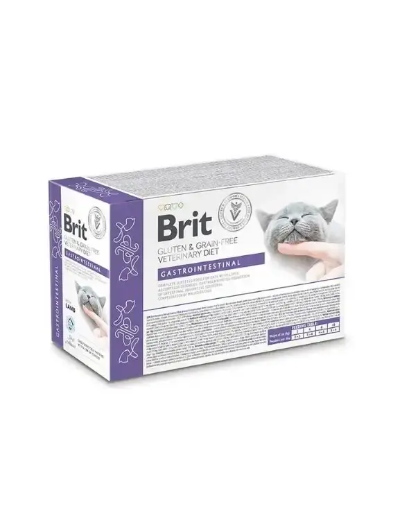 Brit Veterinary Diet Gastrointestinal Cat Pouch 12x85g | Kanonpris