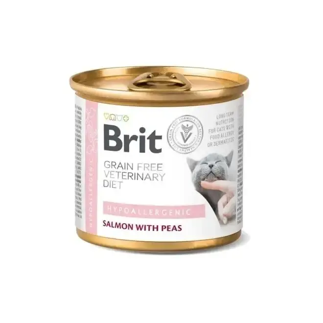 Köp direkt | Brit Veterinary Grain Free Diet Cat Cans Hypoallergenic 200 g