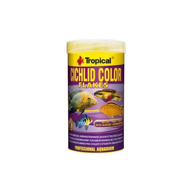 Topprodukt | Tropical Cichlid Color Flakes – Flingor – 250 ml