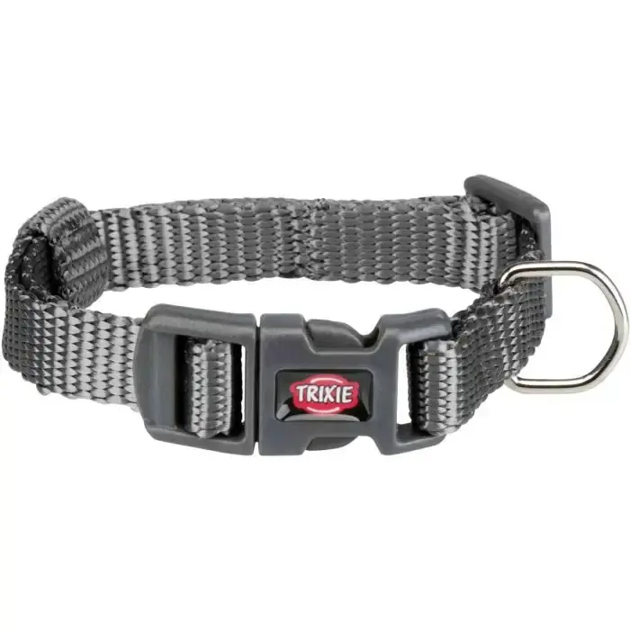 Väl omtyckt - Trixie Halsband Grafit – Smidig hundhalsband i nylon av hög kvalitet