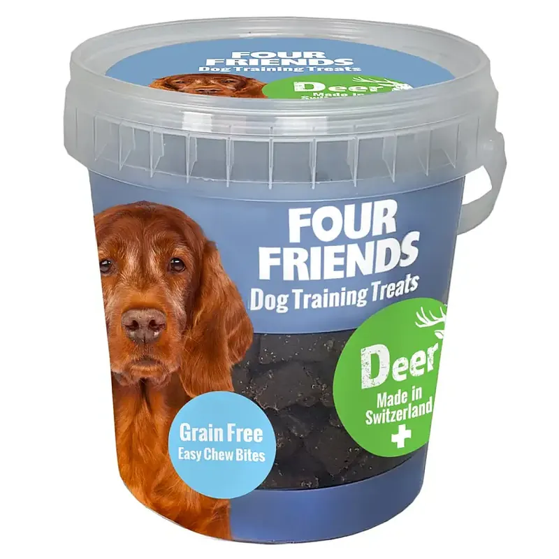 Passa på nu | Four Friends Dog Training Treats Hjort 400g