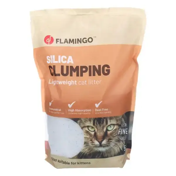 Mycket uppskattad - Kattströ klumpbildande silica 5L