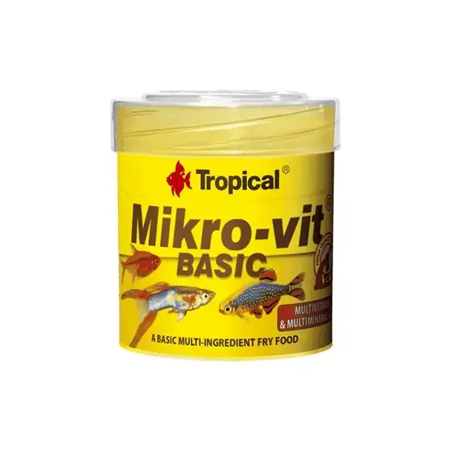Erbjudandet går snart ut - Tropical Mikro-Vit Basic – Yngelfoder – 50 ml