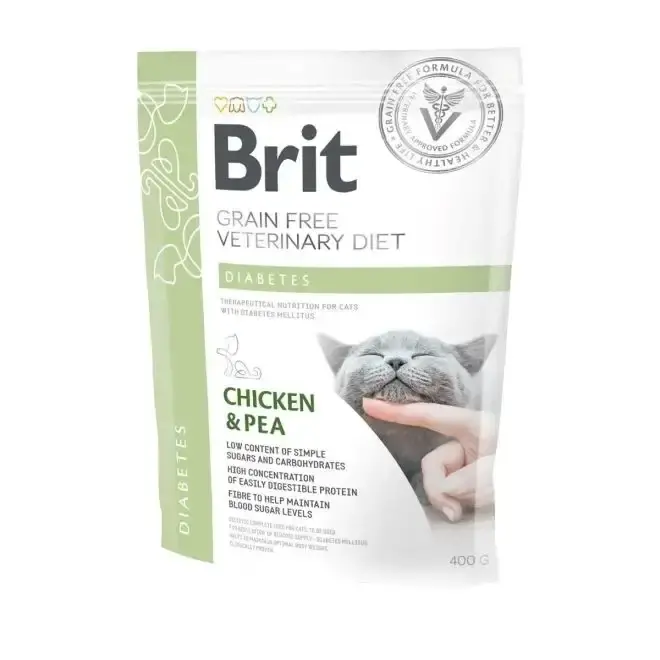 Rabatter | Brit Veterinary Grain Free Diet Cat Diabetes