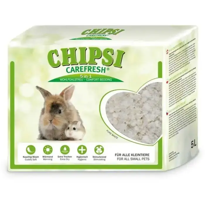 Så länge lagret räcker | Chipsi CareFresh Vit – Burströ med ljus färg för enkel rengöring