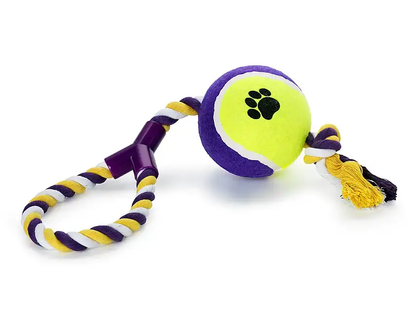 Finns tillgänglig - Leksak Rep med Boll Lila-333359