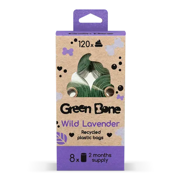 Green Bone bajspåsar 120-pack – Wild lavender - Lägg i varukorg