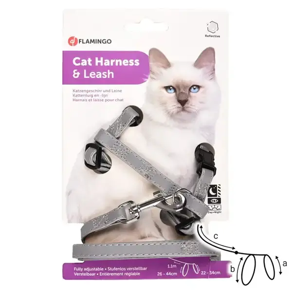 Gratis retur | Kattsele med reflex