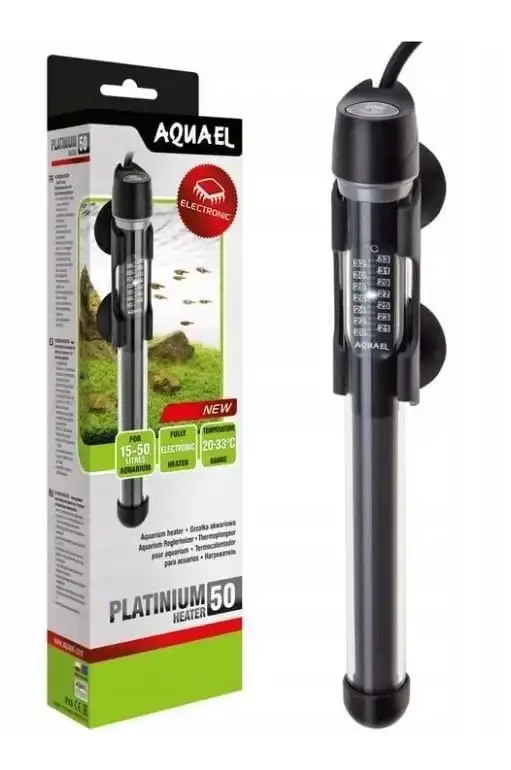 Nytt i sortimentet | AQUAEL Platinum-värmare 50W