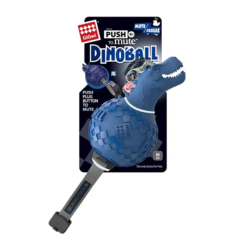 Leksak PushToMute Dinosaur Blå-333761 - Kanonerbjudande