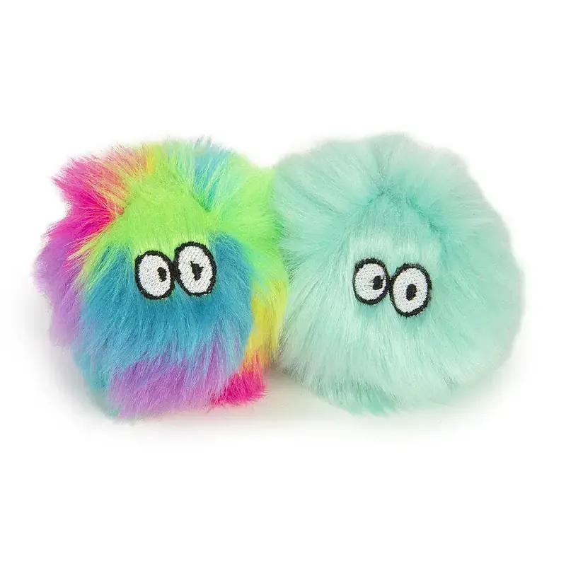 Smartykat Fuzzy Friends Kattmynta Plyschboll 2-pack 6 cm | Superpris