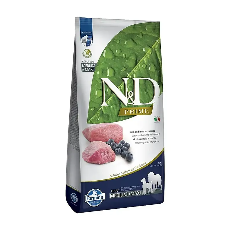 Handla online - Farmina N&D Prime Dog Lamb & Blueberry M/L 12 kg