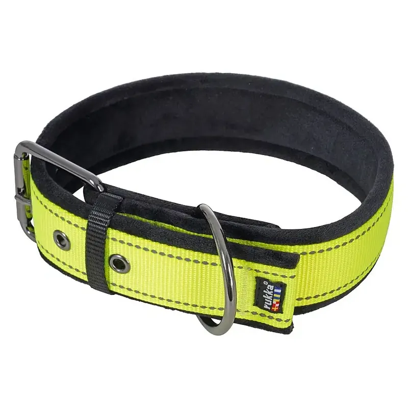 Bästa pris - Rukka Form Soft Hundhalsband Neon Gul
