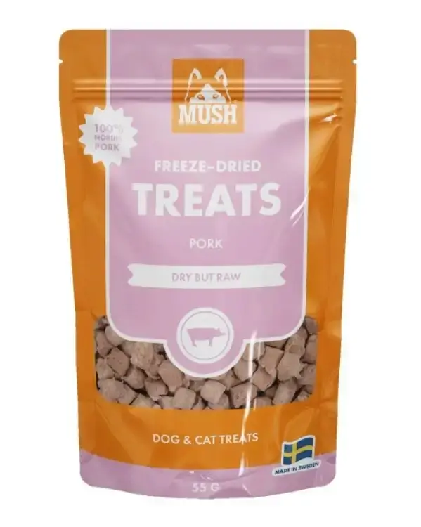 MUSH Treats Frystorkad Gris 55 g - Dagens deal
