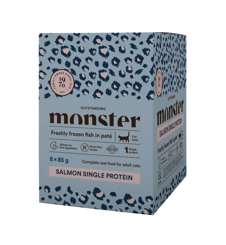 Monster Adult Salmon 8x85g - Bästsäljare