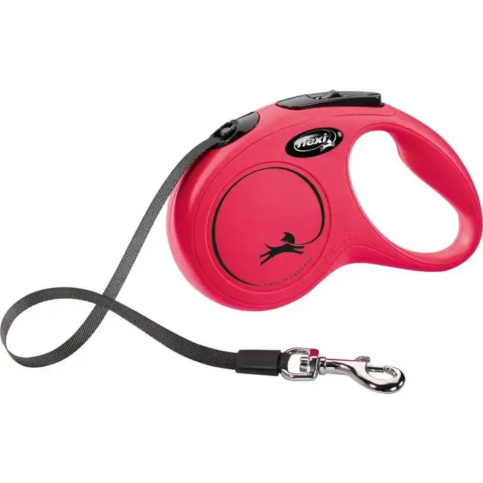 Skaffa nu | Flexi Classic Tape Röd 5m – Klassisk modell, 5 meter koppelband