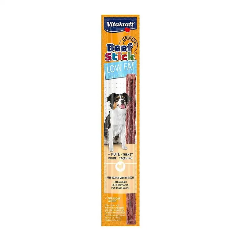 Vitakraft Beef-Stick Low Fat 12 g | Passa på