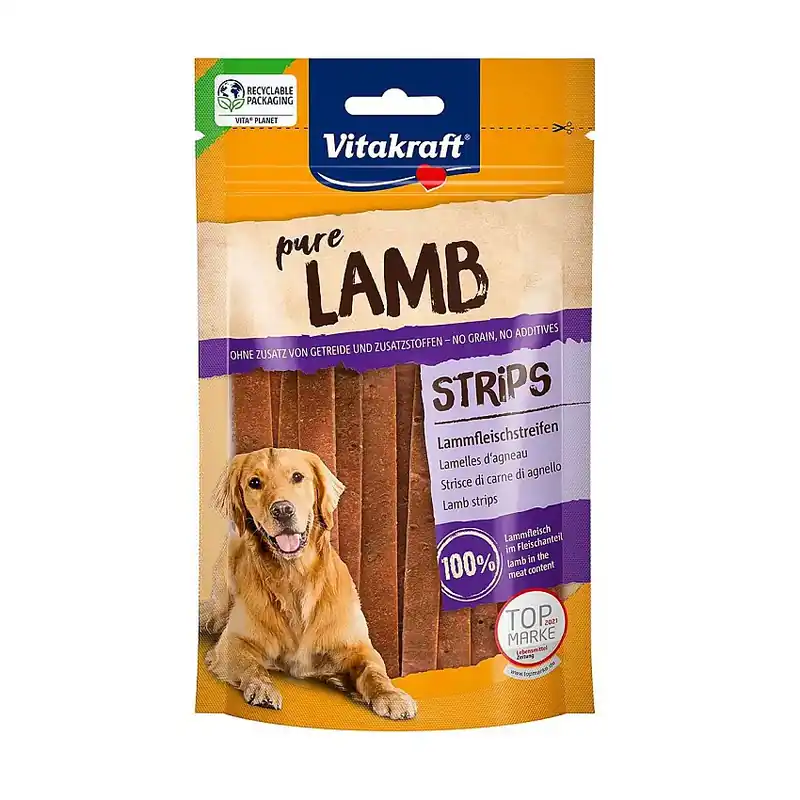 Fyndpris | Vitakraft LAMB Strips 80 g