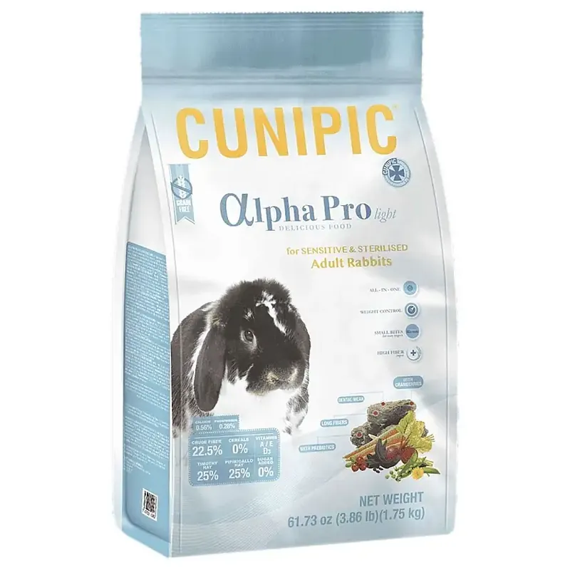 Cunipic Alpha Pro Light Rabbit 1,75 kg - Nyhet i webbutiken