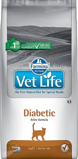 Premiumkvalitet | FARMINA Vet Life Diabetisk katt 10 kg