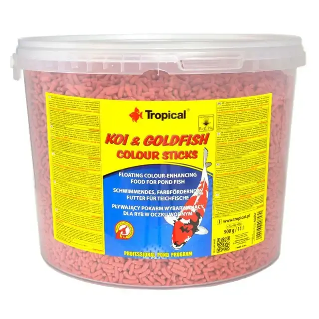 Tropical Koi & Goldfish Colour Sticks – 11L | Begränsat lager