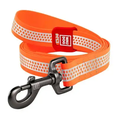 Under begränsad tid - WAUDOG Waterproof Hundkoppel Reflex Orange