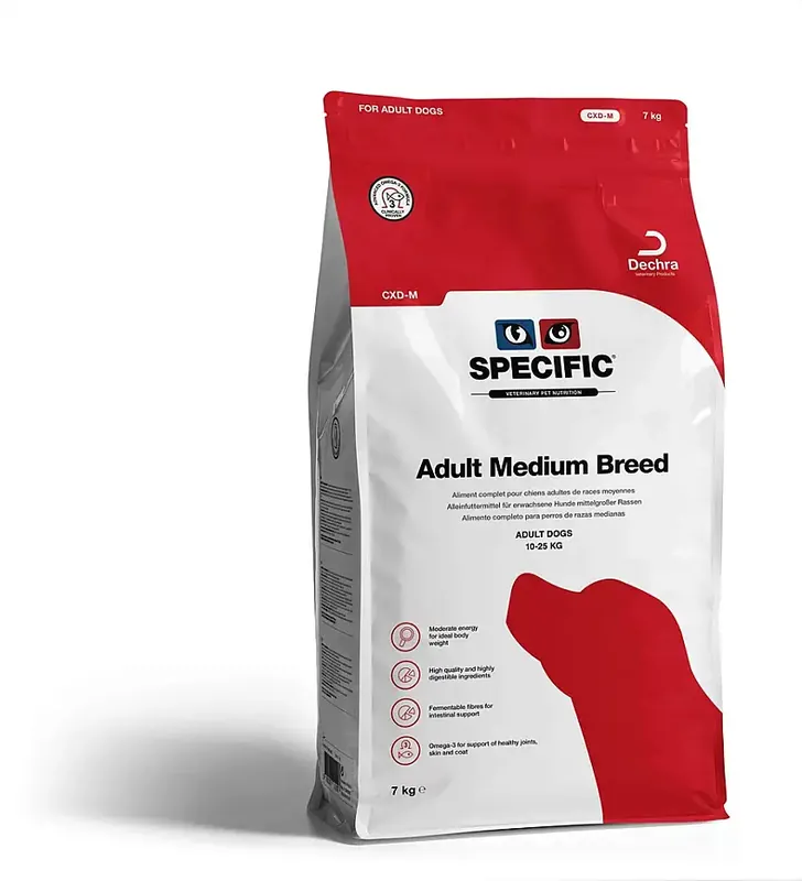 Specific CXD-M Adult Medium Breed Dog 7 kg | Nytt i sortimentet