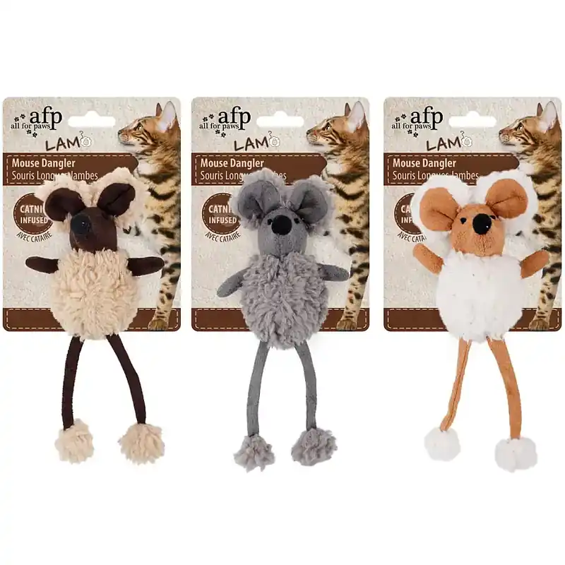 Bästsäljare - All for Paws Kattleksak Mouse Dangler, blandade färger
