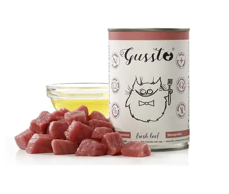 GUSSTO Cat Fresh nötkött 400 g - Handla online