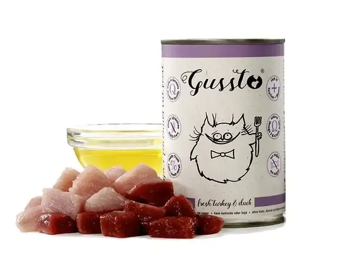 Bara idag - GUSSTO Cat Fresh kalkon & anka 400 g