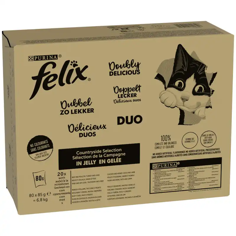 Kundernas favorit | Ekonomipack Latz ”As good as it looks” Adult Pouches 80 x 85 g – Doubly Delicious Countryside Selection