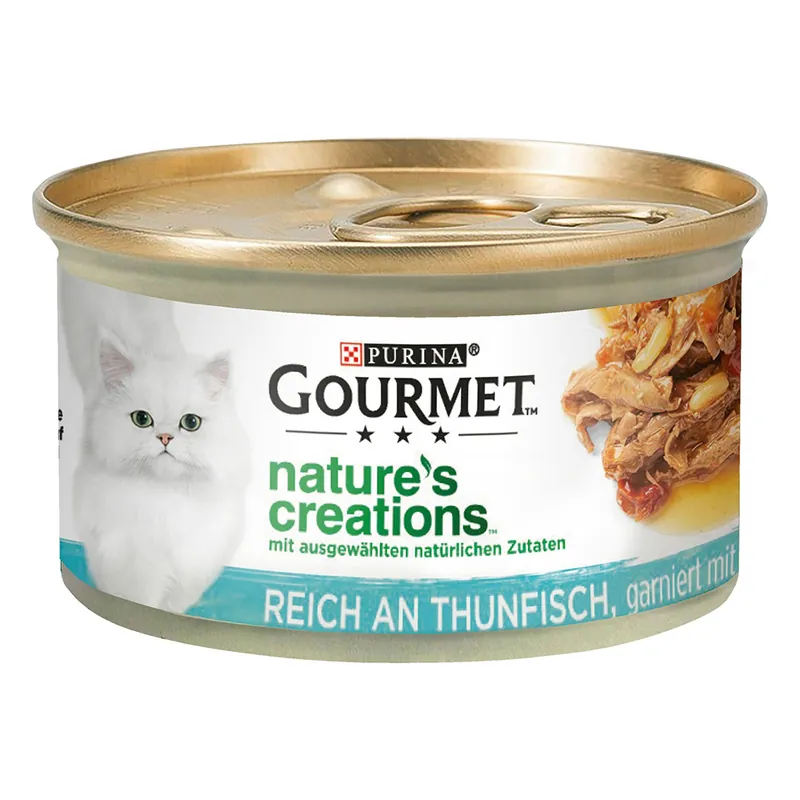 24 x 85 g Gourmet Nature’s Creations till sparpris! – Tonfisk med tomat & ris - Professionell kvalitet