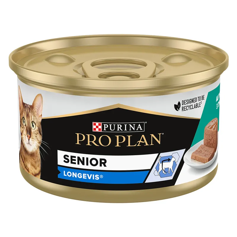 24 x 85 g PURINA PRO PLAN till sparpris! – Senior Longevis Tonfisk - Sista dagarna