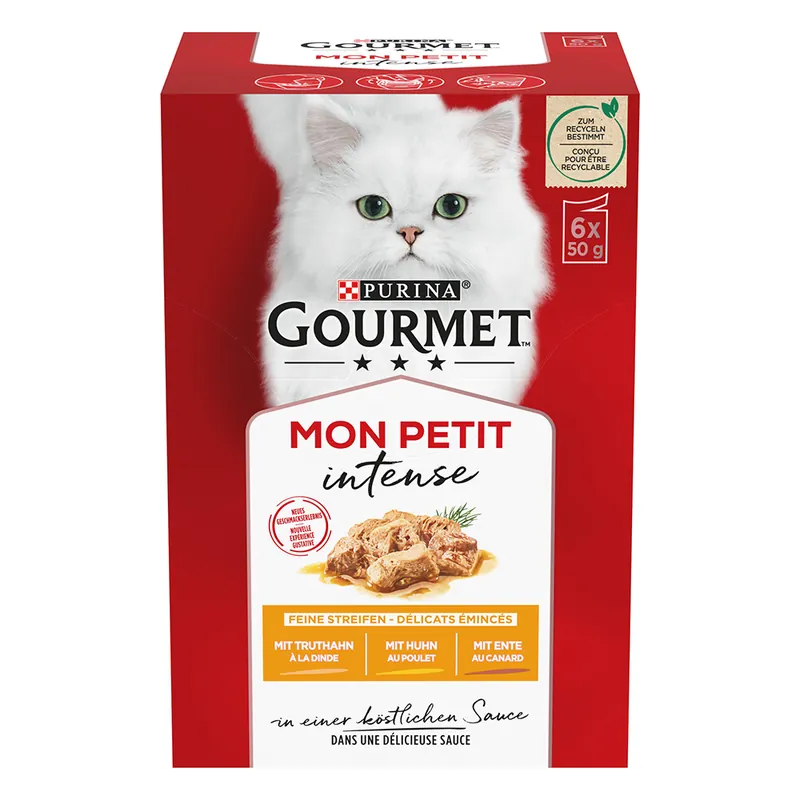 Bästsäljare | 48 x 50 g Gourmet Mon Petit till sparpris! – Anka, Kyckling, Kalkon